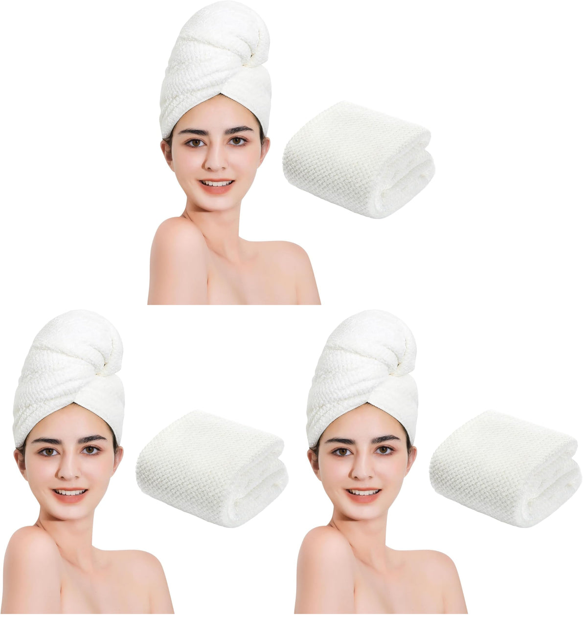 Microfiber Hair Towel Quick Dry Hair Towel Hair Drying Towels Suitable for All Kinds of Hair Ultra Absorbent Long and Thick Hair 20X40inch Lotus Root Pink (1pcs)