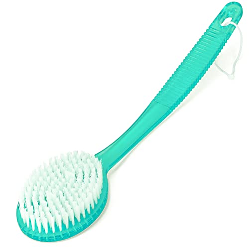 DecorRack Shower Scrubber Brush, Long Handle, Random Color (1 Pack)