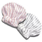 Microfiber Hair Towel Wrap, Soft Absorbent & Quick Drying Cap Set for Curly Thick Hair, Women & Girls - 2 Pcs (Stripe & Gray)