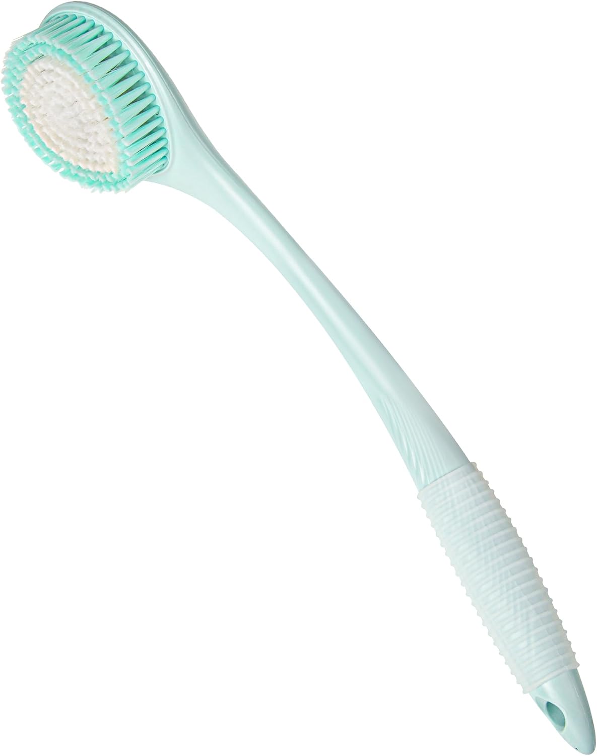 BEDELITE Back Scrubber for Shower, Long Handle 16.4 Inches, Blue, 1 Pack