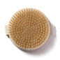 12.6” Long Handle Dry Bath Body Brush Back Scrubber, Bamboo Handle Shower Brush with Soft Horsehair Mane Natural Bristles, Great for Detox, Exfoliating, Cellulite, Blood Circulation, etc.