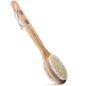 MainBasics Back Scrubber Shower Brush with Soft and Stiff Bristles