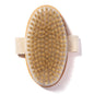 12.6” Long Handle Dry Bath Body Brush Back Scrubber, Bamboo Handle Shower Brush with Soft Horsehair Mane Natural Bristles, Great for Detox, Exfoliating, Cellulite, Blood Circulation, etc.