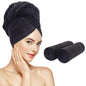SUNLAND Microfiber Hair Towel 40 X 20 inches 2Pack Grey