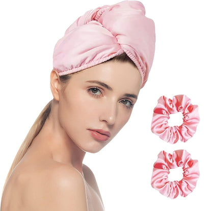 Chloven Large Microfiber Hair Towel Wrap for Women Anti Frizz Hair Turbans