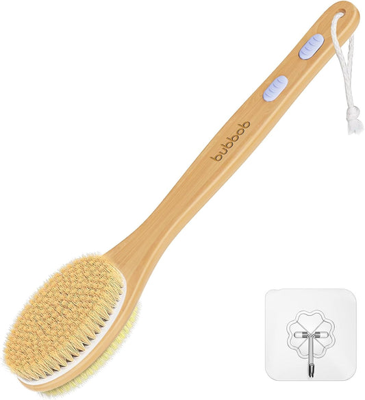 Back Scrubber for Shower,Bath Brush with Long Handle,Men and Women (Blue)