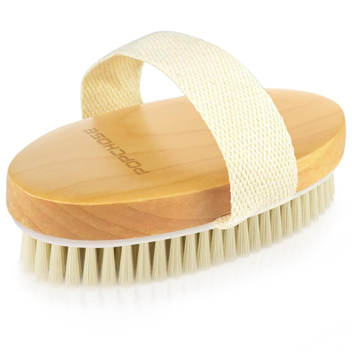 POPCHOSE Dry Brush for Lymphatic Drainage, Dry Brushing Body Brush