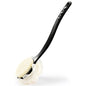 Shower Body Brush Bristles & Mesh Loofah Sponge,Curved Handle Back Scrubber