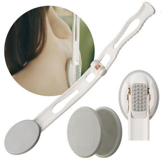 DOWMI Lotion Applicator for Back, Foldable 19” Long Handle, for Cream, Sunscreen & Ointment