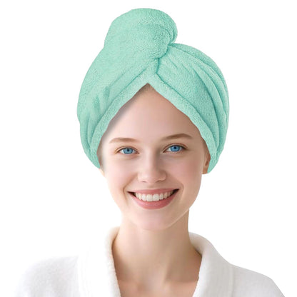 Microfiber Hair Drying Towel Wrap,Hair Turbans Towel for Wet Hair