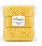 Michelle's Melting Pot Foam Bath Sponge Shower Sponge 3 Count (Smooth Yellow)