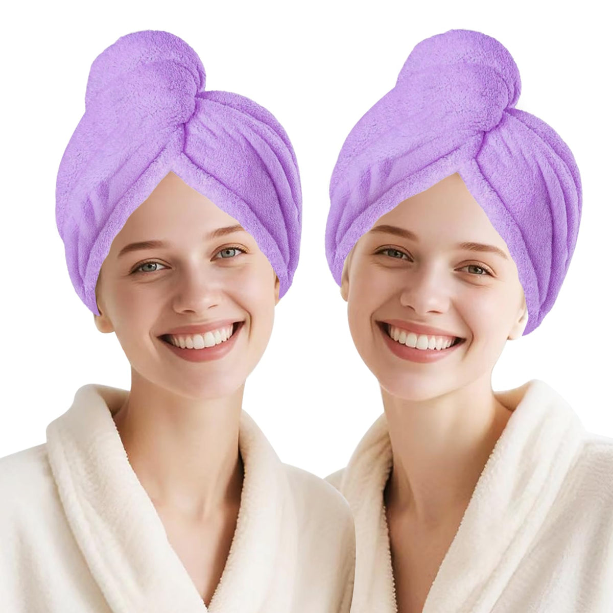 Microfiber Hair Drying Towel Wrap,Hair Turbans Towel for Wet Hair