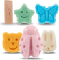 Konjac Baby Bath Sponge Set - Soft Cleansing Facial & Body Sponge for Delicate Skin, Natural Konjac Fiber Bath Sponge for Infants & Sensitive Skin, 5 Pack