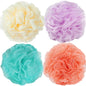 Fu Store Loofah Sponge Shower Loofahs 4 Colors Bath Sponges Body Scrubbers