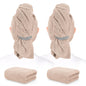 2 Pack Microfiber Hair Towel XL 41" x 24" Fast Dry, Soft, Absorbent