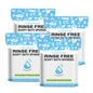 100 PCS Disposable Rinse Free Bath Sponges, No Rinse Bathing Wipes for Adults, Soap Infused Dry Shower Wipes for Elderly, Bedridden, Camping, Post Surgery(25 Count 4 Pack)