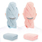2 Pack Microfiber Hair Towel XL 41" x 24" Fast Dry, Soft, Absorbent