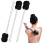 Long Handled Sponge 22.4'' Back Scrubber for Shower, Yellow