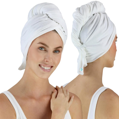 Hair RePear 29" x 45" Cotton Hair Towel for Long Thick Hair, Anti-Frizz