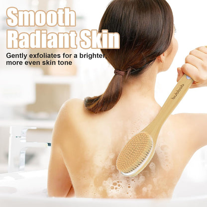 Back Scrubber for Shower,Bath Brush with Long Handle,Men and Women (2 Pack)