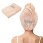 Large Microfiber Hair Towel for Women, Super Soft Absorbent Quick