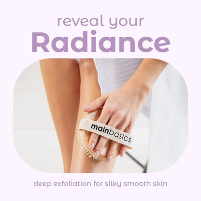 MainBasics Dry Brushing Body Brush for Lymphatic Drainage