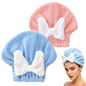 2 Pack Ultra Absorbent Hair Quick Drying Towel for Women, New Microfiber Hair Towel Wrap Dry Turban, Soft Bow Tie Plopping Head Towels Shower Cap for All Hair Style (Yellow and Rad)