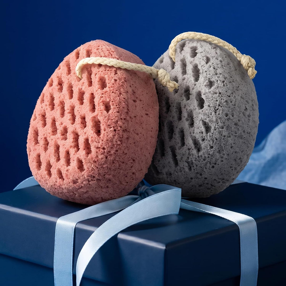 BAIMEI IcyMe Body Bath Sponge for Shower – Soft & Exfoliating, 2-Pack