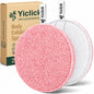 Yiclick Exfoliating Body Scrubber (2 Pack), Body Exfoliator Scrubber, Exfoliating Sponge for Shower Bath, Shower Loofah Luffa Lufa with Handle, Dead Skin Exfoliator for Body Scrub, Men Women