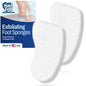 HartFelt Bath Sponges for Shower | Oval Body Wash Scrubber for Exfoliating Skin | Clean and Refresh Body, Back & Arms | Chemical-Free Body Sponge | Made in USA - Pack of 6