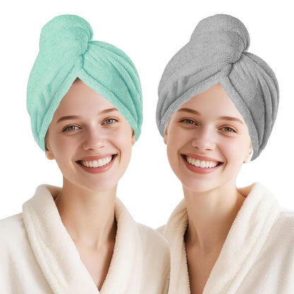 Microfiber Hair Drying Towel Wrap,Hair Turbans Towel for Wet Hair