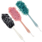 Long Handle Shower Loofah Back Scrubber Bath Body Brush on a Stick, Blue