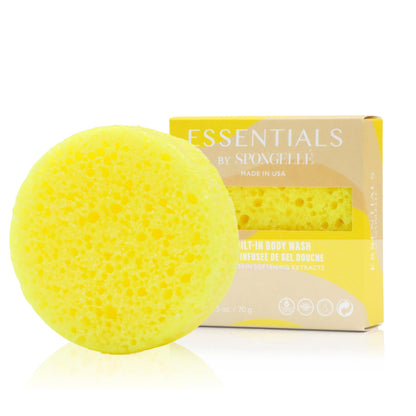 Spongelle Lavender Essentials Body Buffer | Bath & Shower Loofah for Women | Cleanse, Exfoliate, and Nourish in one Easy Step | Cruelty-Free, Vegan, Dermatologist-Tested, Made in USA