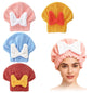 4PCS Super Absorbent Hair Towel Wrap for Wet Hair,Microfiber Hair Drying with Caps Bow Design,2026 New Fast Drying Hair Turban Wrap Towels Shower Cap for Girls and Women(Pink, Blue,Yellow,Red)