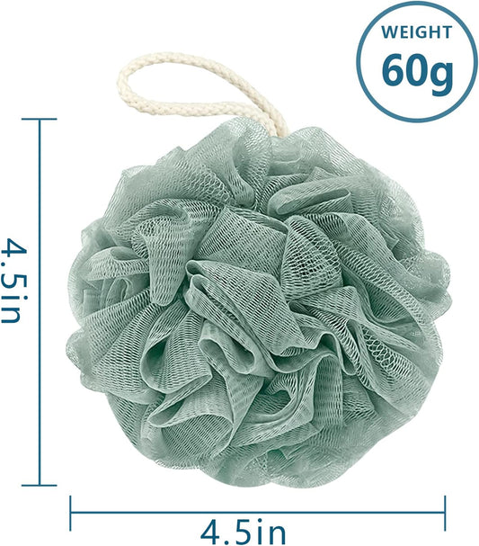 Bath Loofah Sponge, 60G Shower Loofah 4 Count Luffa Pack