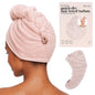 Kitsch Microfiber Hair Towel Wrap for Women - White Ivory
