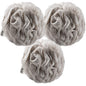 MainBasics Shower Loofah Sponge Pouf, Set of 3, Seaweed Infused