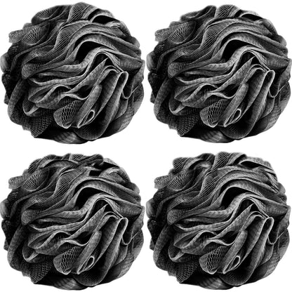 Fu Store Loofah Sponge Shower Loofahs 4 Colors Bath Sponges Body Scrubbers