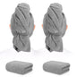 2 Pack Microfiber Hair Towel XL 41" x 24" Fast Dry, Soft, Absorbent