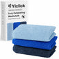 Yiclick Exfoliating Washcloth Towel, Japanese Exfoliating Wash Cloth, Korean Body Scrubber Exfoliator, Back Scrubber Washer for Shower Bath, Body Scrub African Net Sponge Loofah Luffa (Colors)