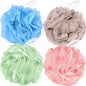 Fu Store Loofah Sponge Shower Loofahs 4 Colors Bath Sponges Body Scrubbers