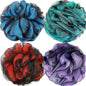 Fu Store Loofah Sponge Shower Loofahs 4 Colors Bath Sponges Body Scrubbers