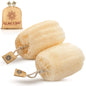 ALMOONI Natural Loofah Body Scrubber, Egyptian Loofah Sponge, 3 Count