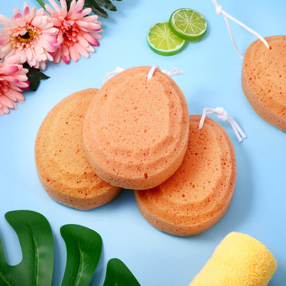 4 Pieces Soft Bath Body Sponge Exfoliating for Bathroom Supply
