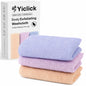 Yiclick Exfoliating Washcloth Towel, Japanese Exfoliating Wash Cloth, Korean Body Scrubber Exfoliator, Back Scrubber Washer for Shower Bath, Body Scrub African Net Sponge Loofah Luffa (Colors)