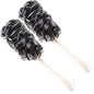 Long Handle Shower Loofah Back Scrubber Bath Body Brush on a Stick, Blue