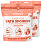 Scrubzz Disposable Rinse Free Bathing Wipes - 25 Pack - All-in-1 Single Use Shower Wipes, Simply Dampen, Lather, and Dry Without Shampoo or Rinsing