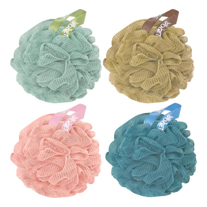 Yoget 4 Pack Shower Loofah Sponge, 60G Bath Loofa Exfoliating Body Scrubber
