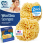 HartFelt Bath Sponges for Shower | Oval Body Wash Scrubber for Exfoliating Skin | Clean and Refresh Body, Back & Arms | Chemical-Free Body Sponge | Made in USA - Pack of 6