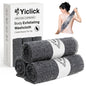 Yiclick Exfoliating Washcloth Towel, Japanese Exfoliating Wash Cloth, Korean Body Scrubber Exfoliator, Back Scrubber Washer for Shower Bath, Body Scrub African Net Sponge Loofah Luffa (Colors)